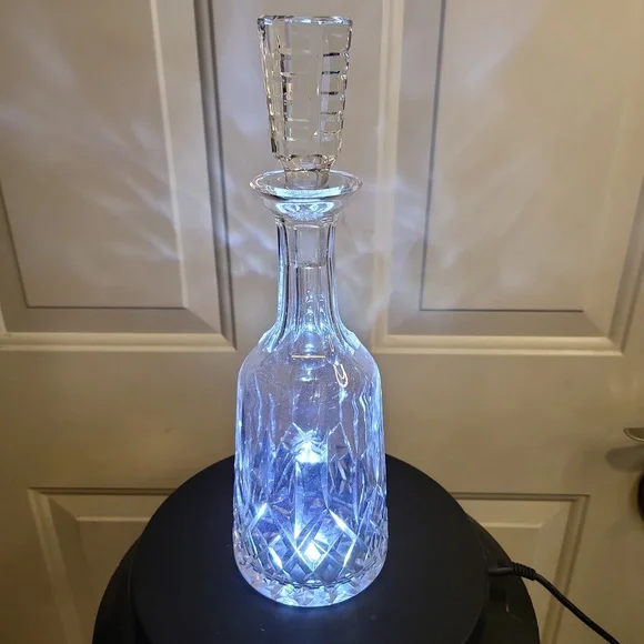 Waterford Crystal Lismore Cut Crystal Decanter Vintage 15.4
